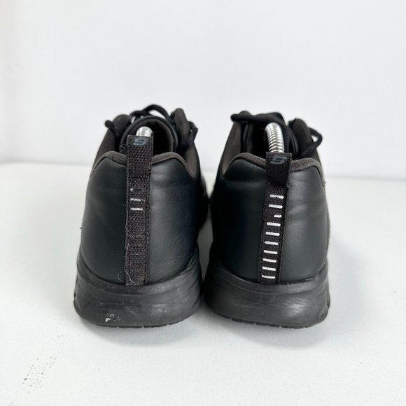 Skechers Work Shoes Womens Size US 9 Black Memory Foam Slip Resistant Light - Picture 7 of 13